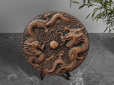  现代装饰摆件3d模型 