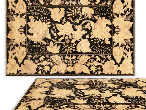 安西地毯（编号1468）3d模型