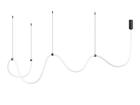  可调光吊灯 Wendy 黑色 08031K-500,19(33d模型 