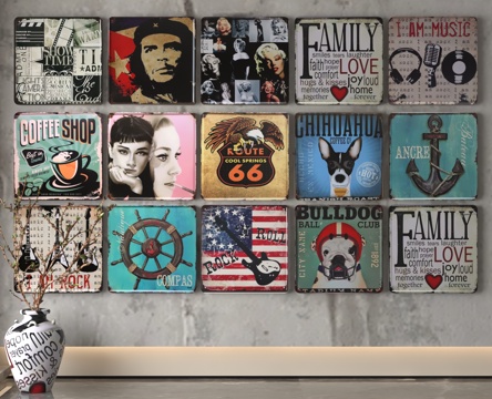  现代挂件3d模型 