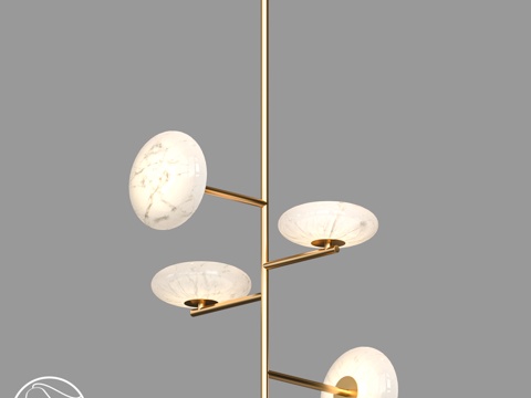  LampsShop.ru L1901-1 密西沙加吊灯3d模型 