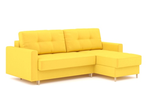  宽扶手方形Amani（阿玛尼）转角沙发3d模型 