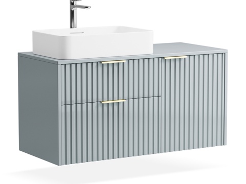  OM THE-IDEA 壁 悬挂式浴室柜 WVR 773d模型 