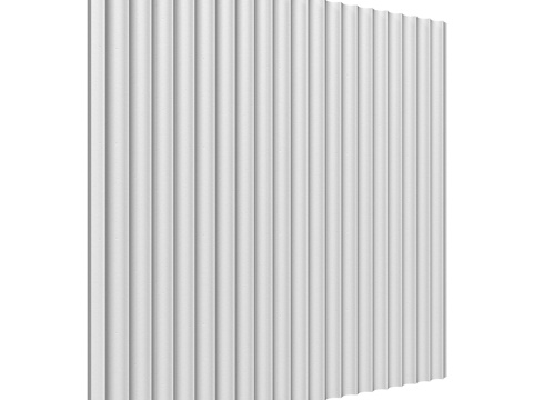  OM石膏3D面板模型256条纹3d模型 