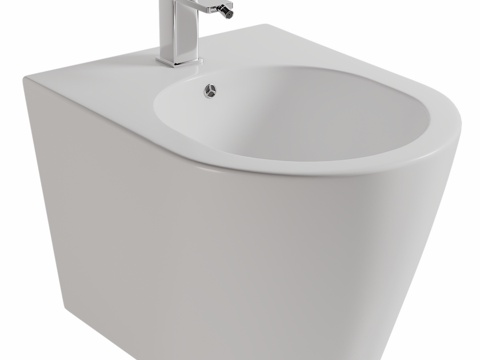  ABBER Bequem AC1151 壁挂式坐浴盆3d模型 