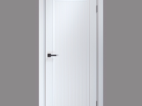  室内门 CARDA 型号 KN-30 白色柔软3d模型 