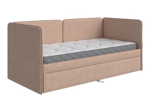  Bed Bruno-Sofa 带拉出式抽屉3d模型 