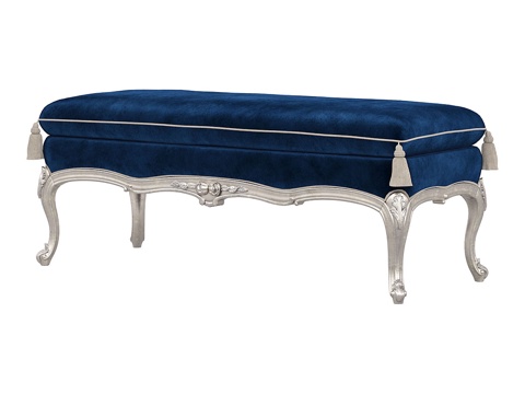  欧式简约沙发矮凳 矮凳 简约矮凳 凳子3d模型 