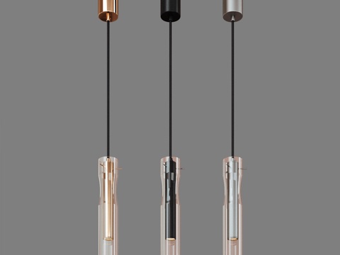  带玻璃灯罩的LED吊灯Eurosvet 502533d模型 