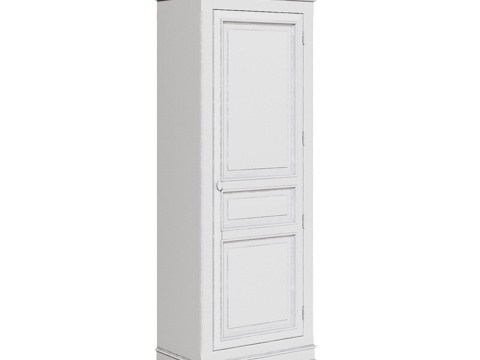  OM北欧风格单门衣柜3d模型 