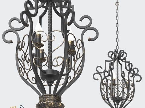  悬挂灯 RS151 3 艾玛款3d模型 