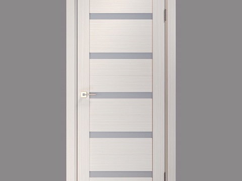  室内门 CARDA 型号 L-5 奶油色落叶松3d模型 