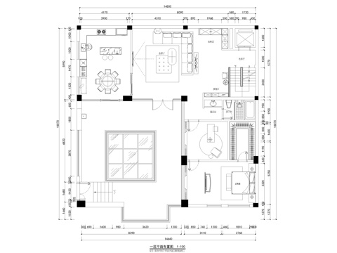 400平 独栋高档私人别墅最新全套施工图cad施工图