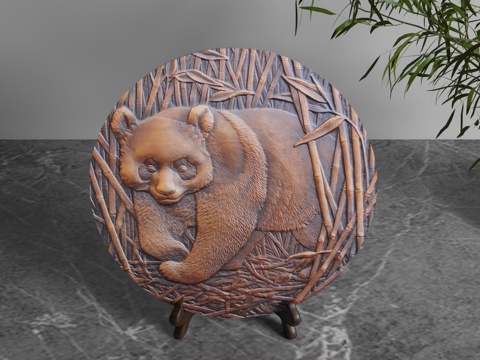  现代装饰摆件3d模型 