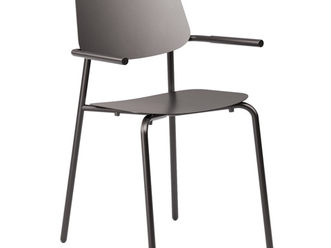  带扶手Element椅3d模型 