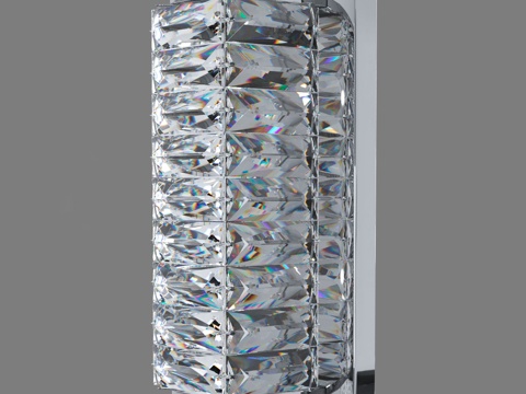  OM水晶壁灯 Eurosvet 40259 LED铬合金款3d模型 