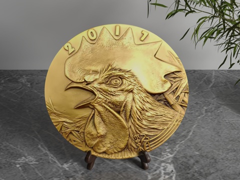  现代装饰摆件3d模型 