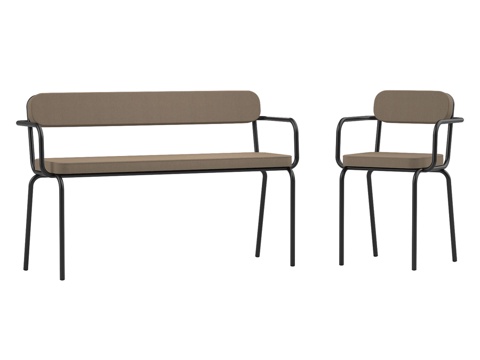  OM户外露台家具套装3d模型 