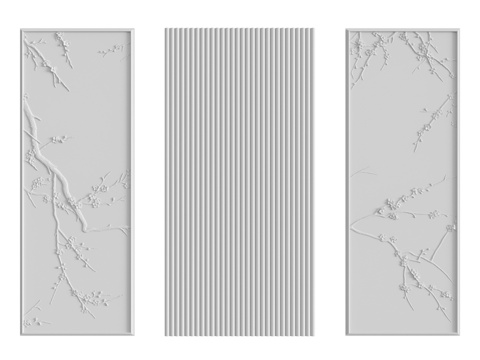  墙面组合 #1383d模型 