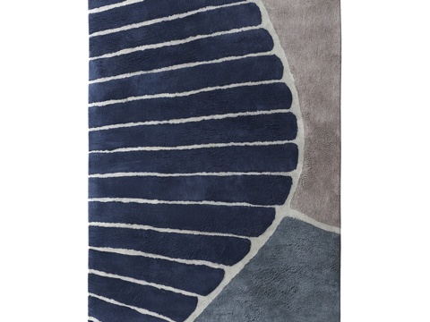  OM棉质地毯（茶园TKANO纹样）3d模型 