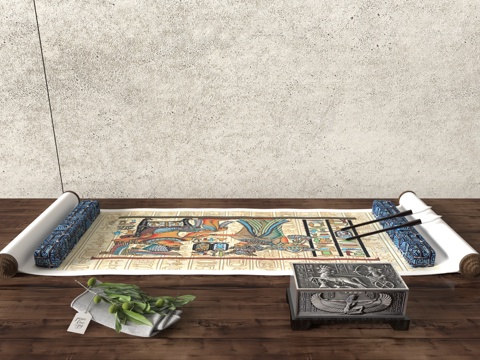  现代装饰摆件3d模型 