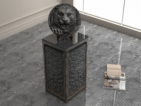  现代装饰摆件3d模型 