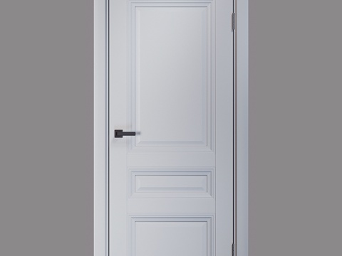  CARDA室内门 K-50 灰色柔软款3d模型 