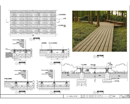 防腐木铺装CADcad施工图cad施工图