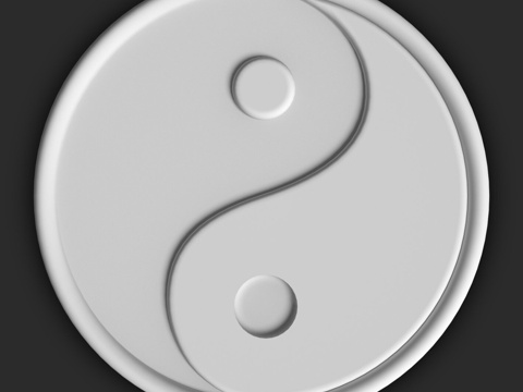  迪卡特面板-53 302x302x27mm3d模型 