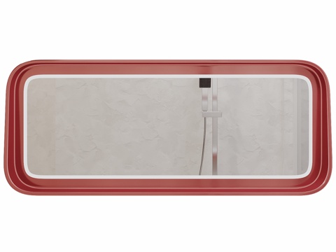  浴室镜 ABBER Kristall AT6702 带背光3d模型 