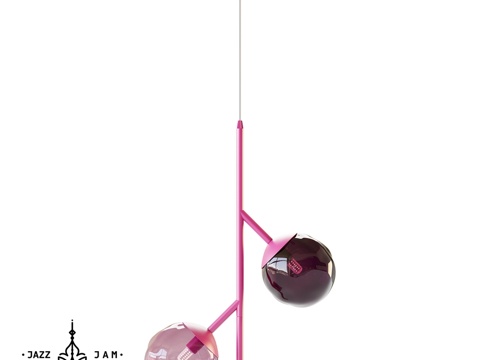  OM JazzJ不对称吊灯野葡萄3d模型 