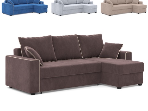  Jordan转角沙发3d模型 