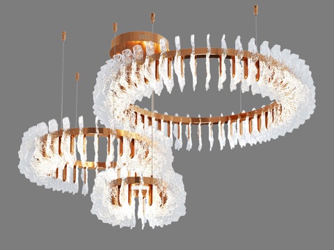  OM LED吊灯 Bogate s 90374 3 Farf3d模型 