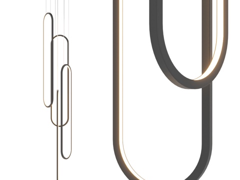  吊灯 Frame IT-1621-Radial-43d模型 