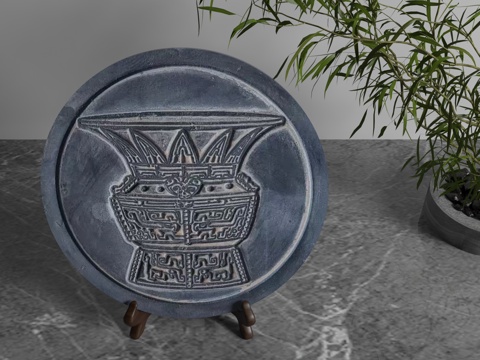  现代装饰摆件3d模型 