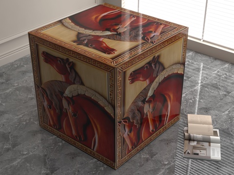  现代装饰摆件3d模型 