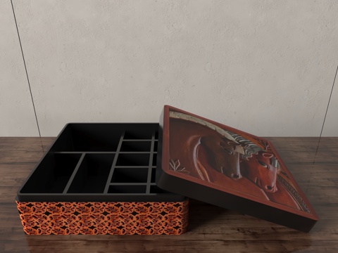  现代装饰摆件3d模型 