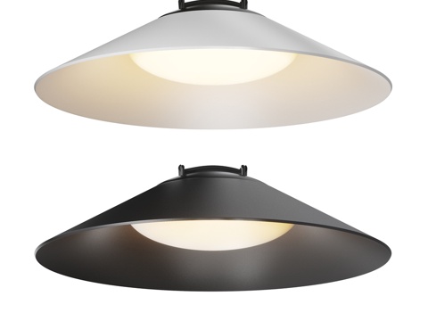  坎帕纳对称吊灯3d模型 