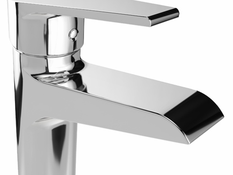  STWORKI Estfall S44010CR铬镀层面盆用3d模型 