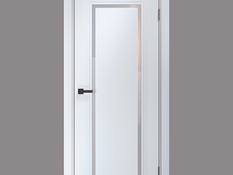  CARDA室内门 K-32款 柔白3d模型 