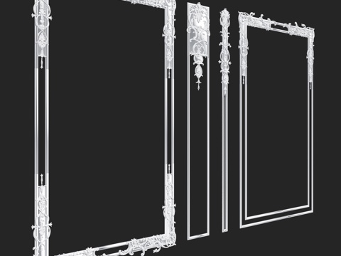  RosLepnina 索菲亚系列 4-5-6-7 号框架3d模型 