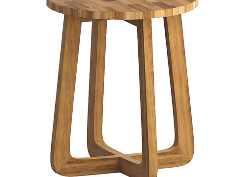  柚木凳子 UNO3d模型 