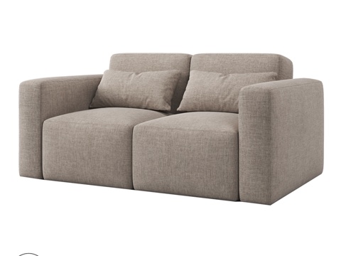  OM LOFT缝线沙发 0013d模型 