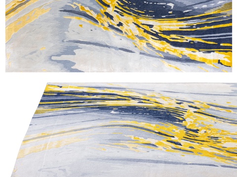  地毯“PRISMATIC N”PRS24-GRAY-GOLD3d模型 