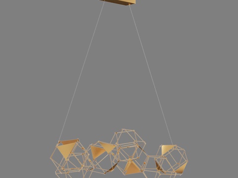  LED吊灯 Eurosvet 90368 7 Uma3d模型 