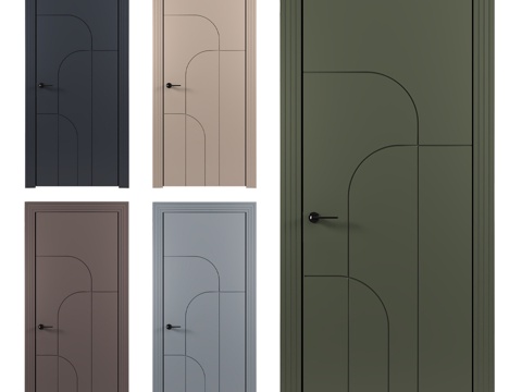  现代主义拱门与Prima Porta3d模型 