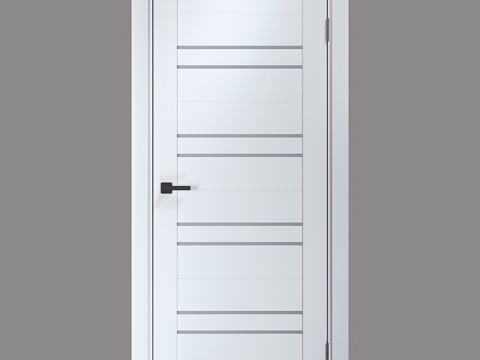  CARDA T-16白色软木室内门3d模型 