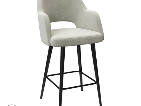  OM贝尔格莱德酒吧木椅3d模型 