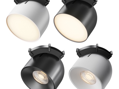 杯形对称吊灯3d模型