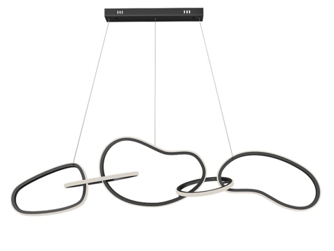  吊灯 Sena 黑色珍珠 07609-5AL,29 OM3d模型 